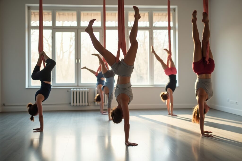 aerial yoga-Titel