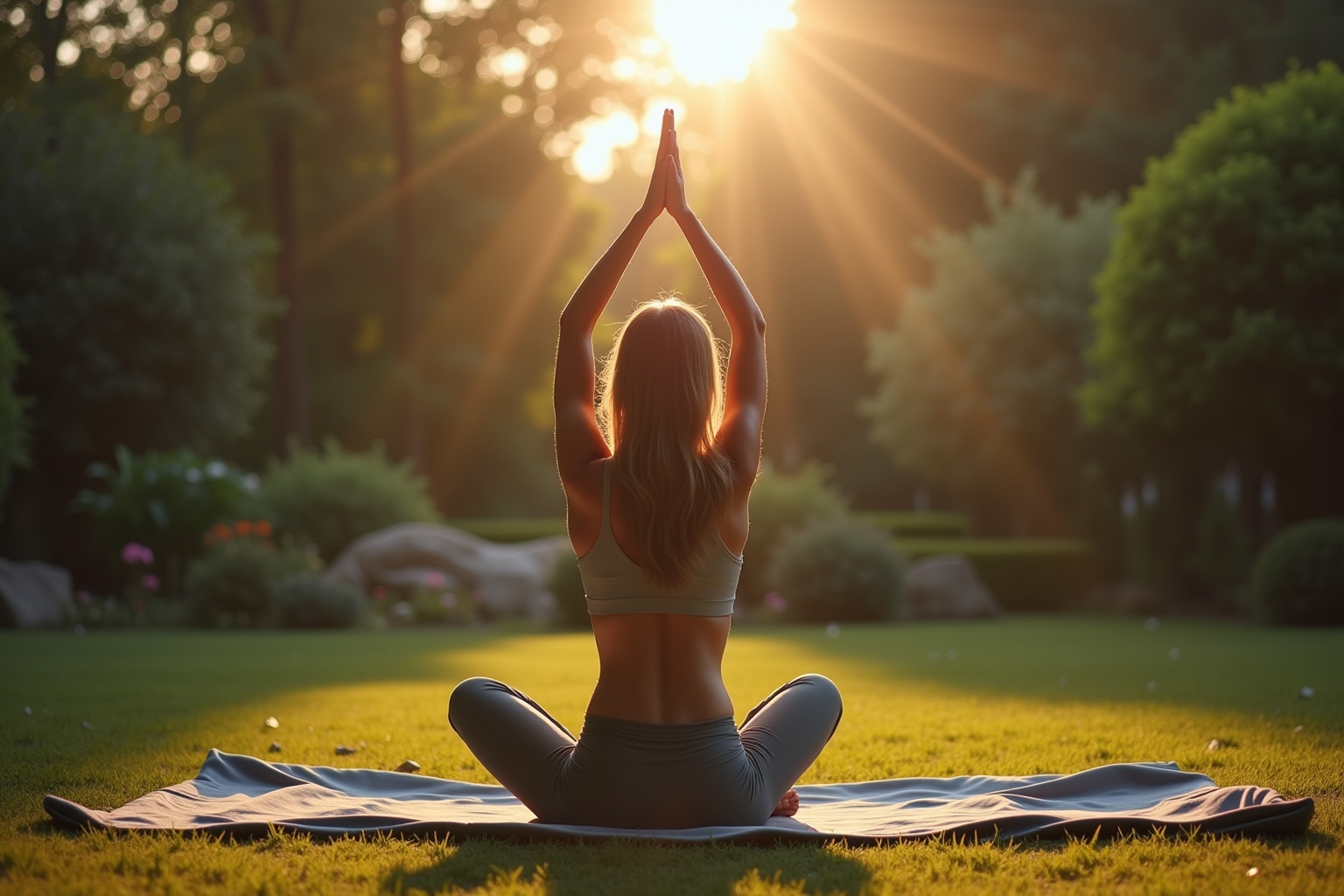 halbmond yoga-Titel